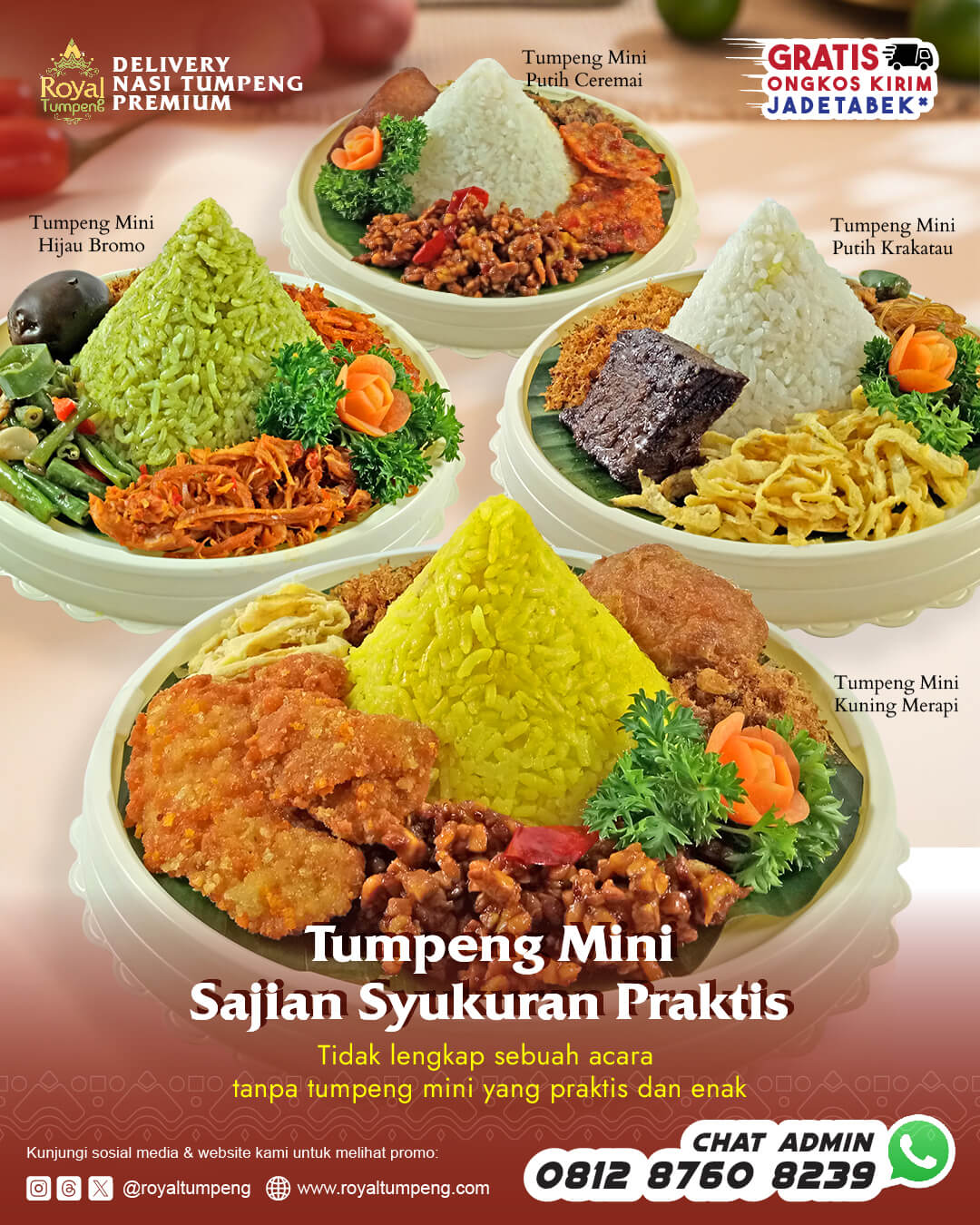 Nasi Tumpeng Mini di Jakarta