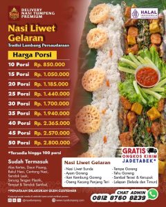 Harga Nasi Liwet Daun Pisang