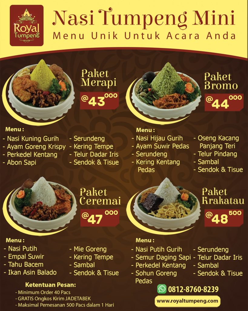 Harga Nasi Tumpeng Mini Harga Nasi Tumpeng Mini