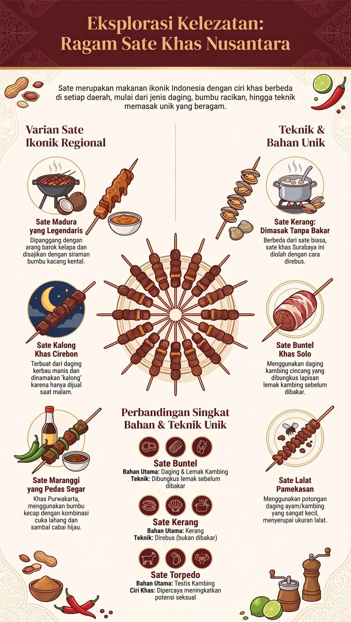 Macam-Macam Jenis Sate di Indonesia Macam-Macam Jenis Sate di Indonesia