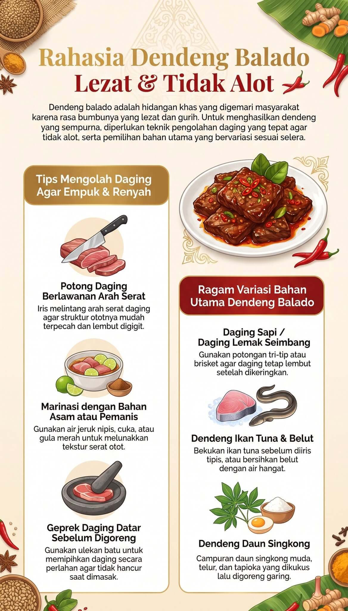 Resep Membuat Dendeng Balado Resep Membuat Dendeng Balado
