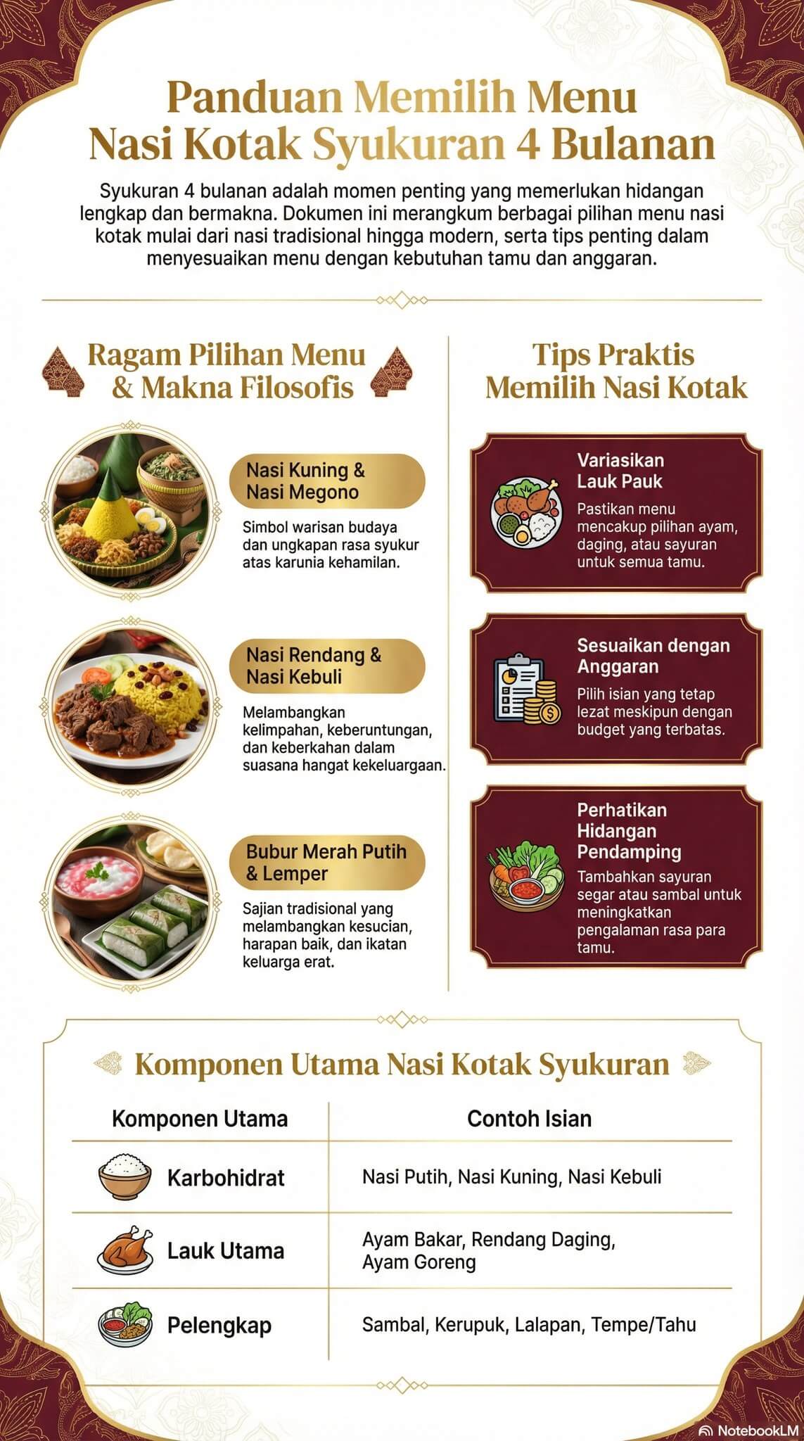 Apa Saja Isi Nasi Kotak 4 Bulanan Apa Saja Isi Nasi Kotak 4 Bulanan