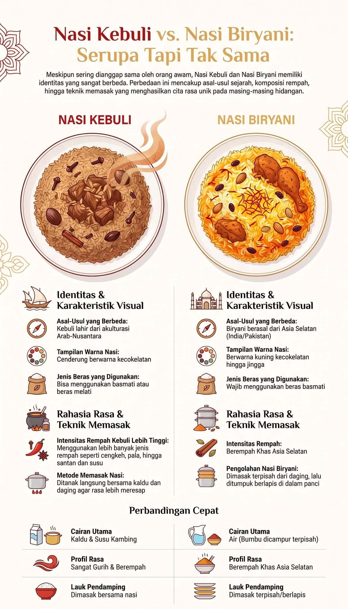 Enak Mana Nasi Kebuli atau Biryani