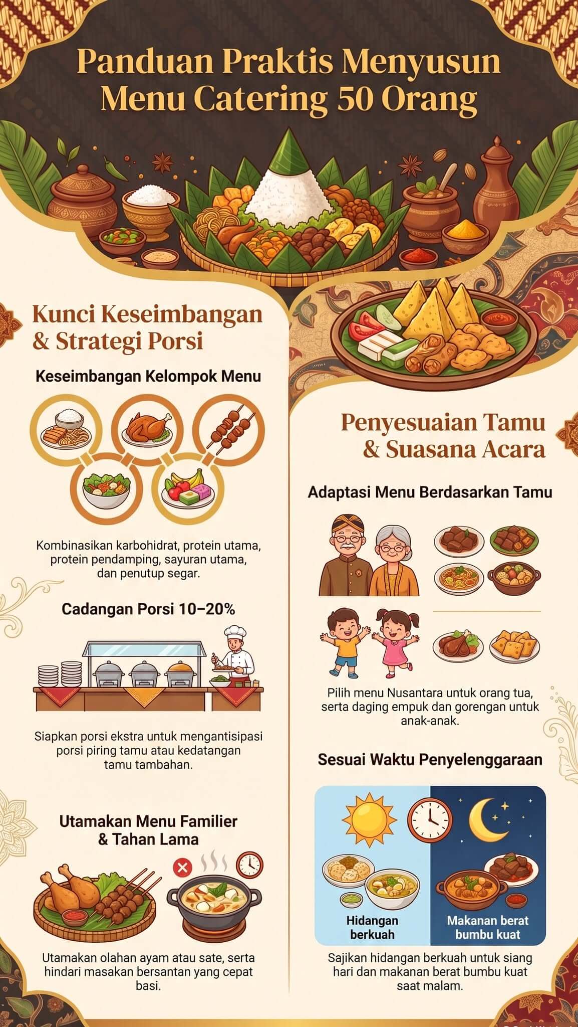 Menu Catering 50 Orang Menu Catering 50 Orang