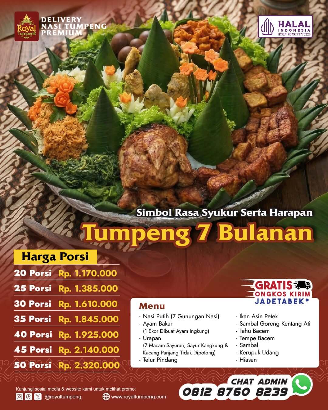 Nasi Tumpeng 7 Bulanan Nasi Tumpeng 7 Bulanan