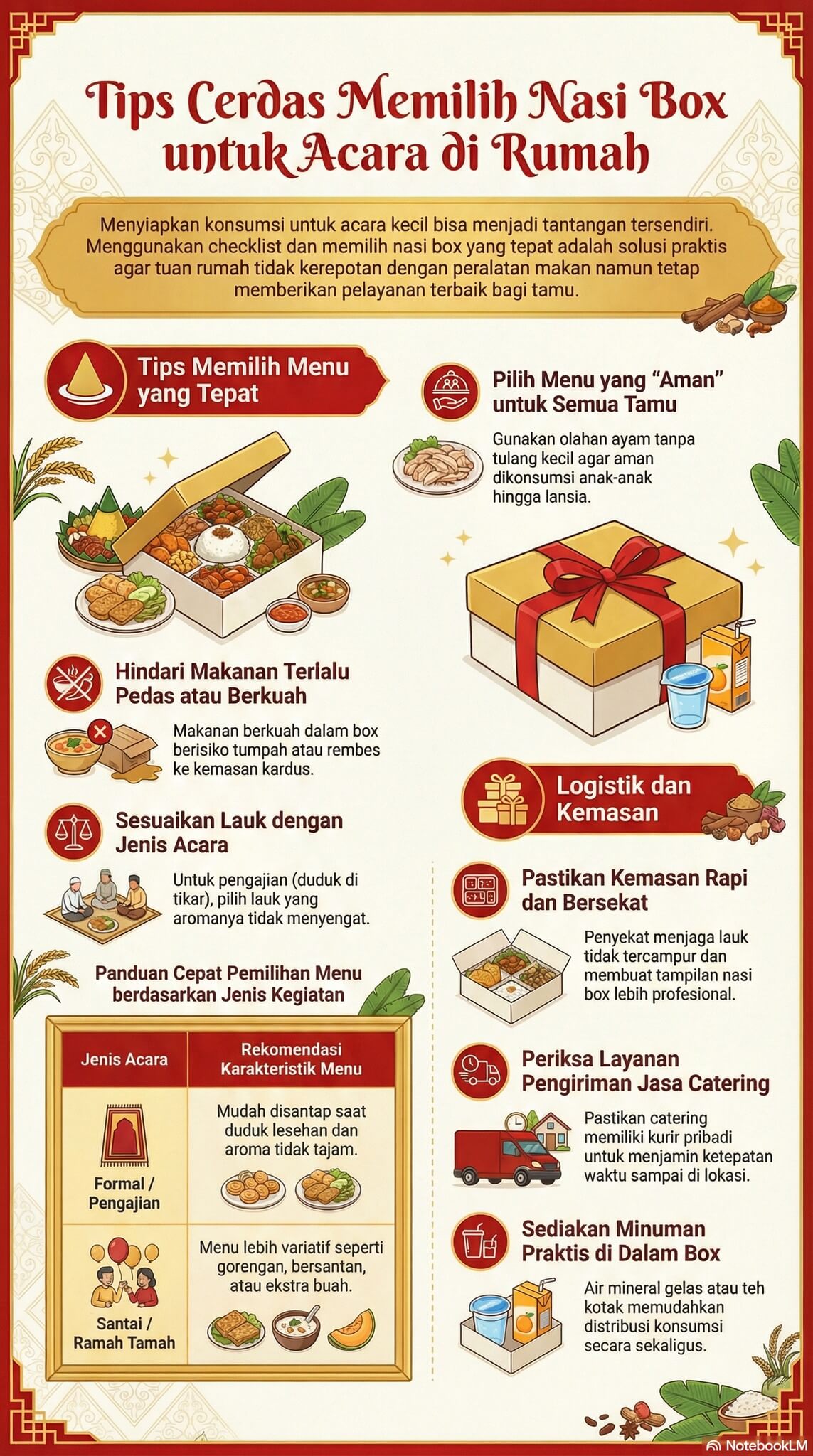 Tips Memilih Nasi Box Tips Memilih Nasi Box