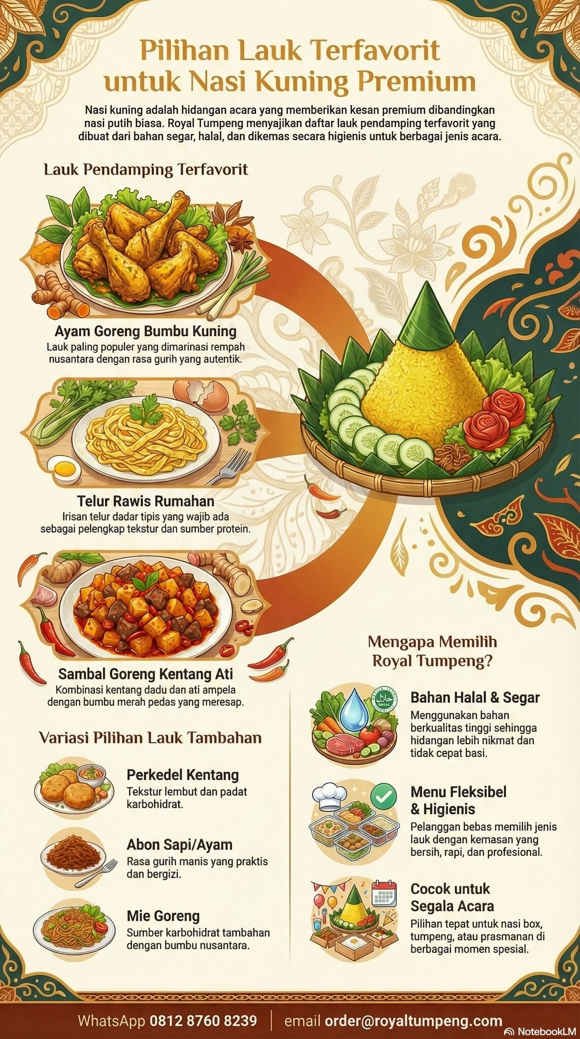 Lauk Nasi Kuning Lauk Nasi Kuning