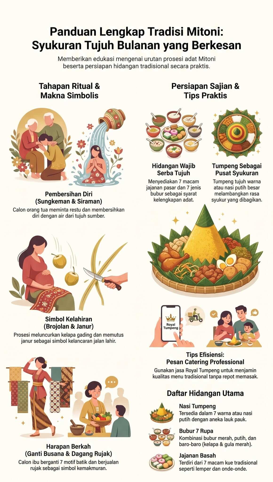 Infografik Syukuran Tujuh Bulanan Infografik Syukuran Tujuh Bulanan