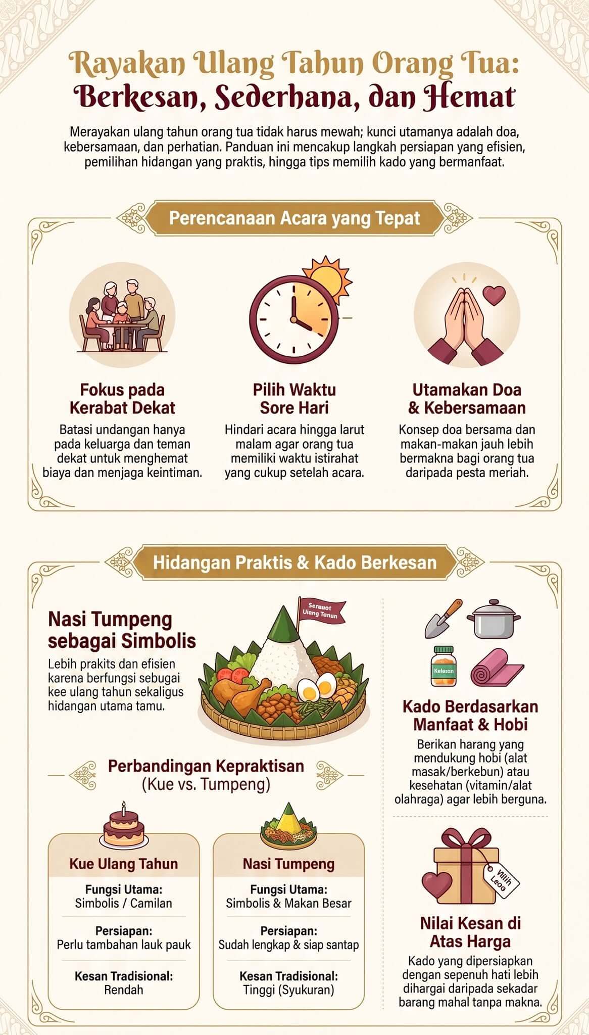 Cara Merayakan Ulang Tahun Orang Tua Cara Merayakan Ulang Tahun Orang Tua