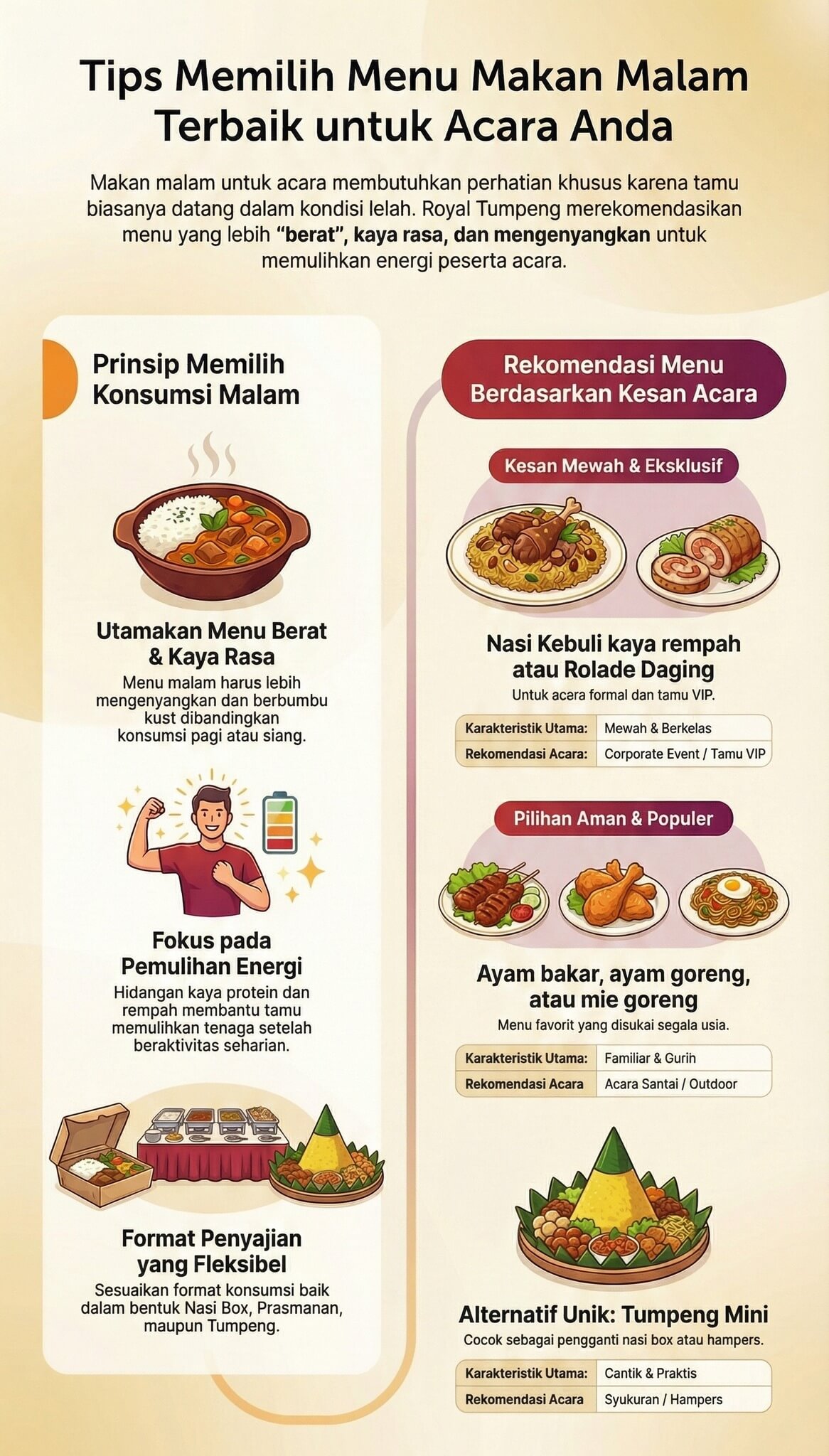 Menu Acara Malam Hari