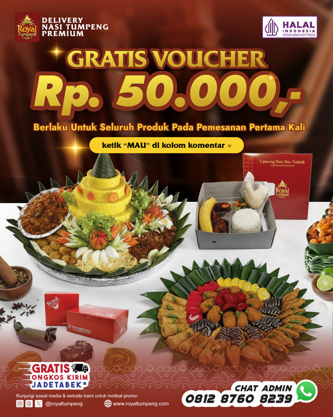 promo gratis voucher pesan nasi tumpeng