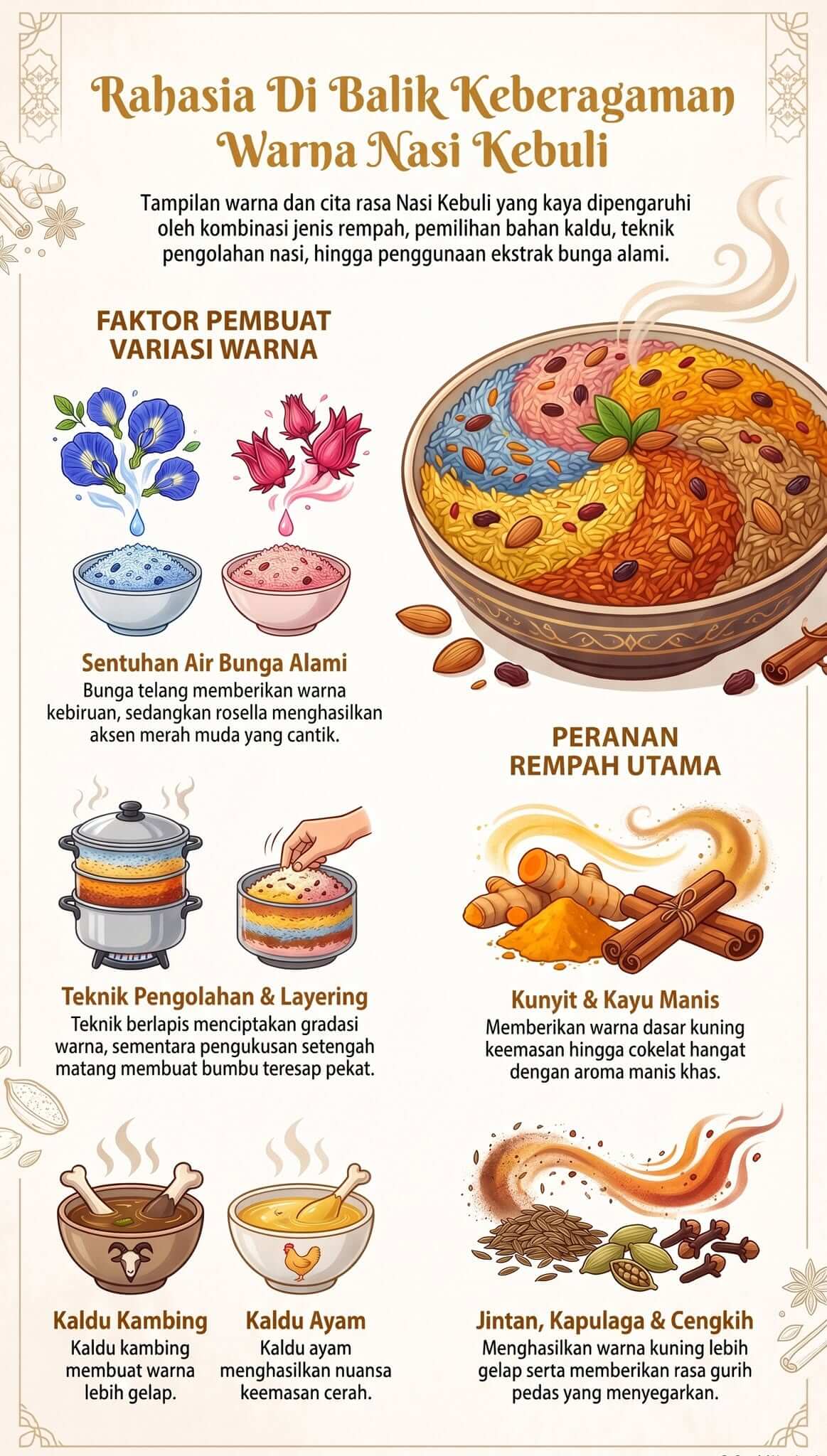 Infografik Kenapa Nasi Kebuli Warna Warni Infografik Kenapa Nasi Kebuli Warna Warni