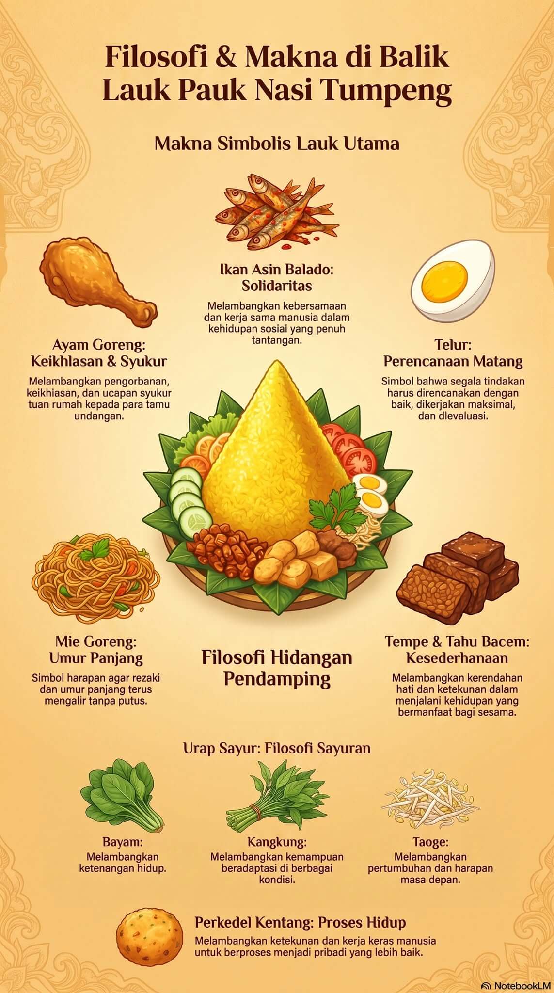Lauk Nasi Tumpeng Lauk Nasi Tumpeng