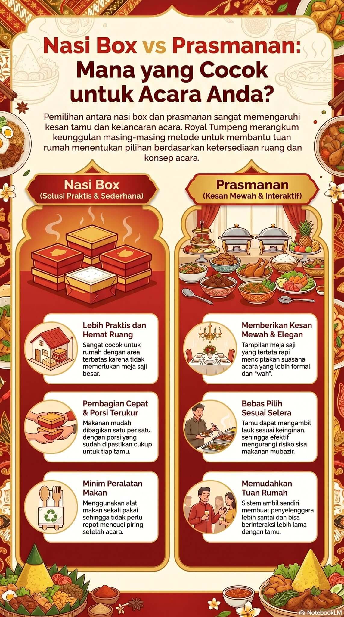 Nasi Box atau Prasmanan Nasi Box atau Prasmanan