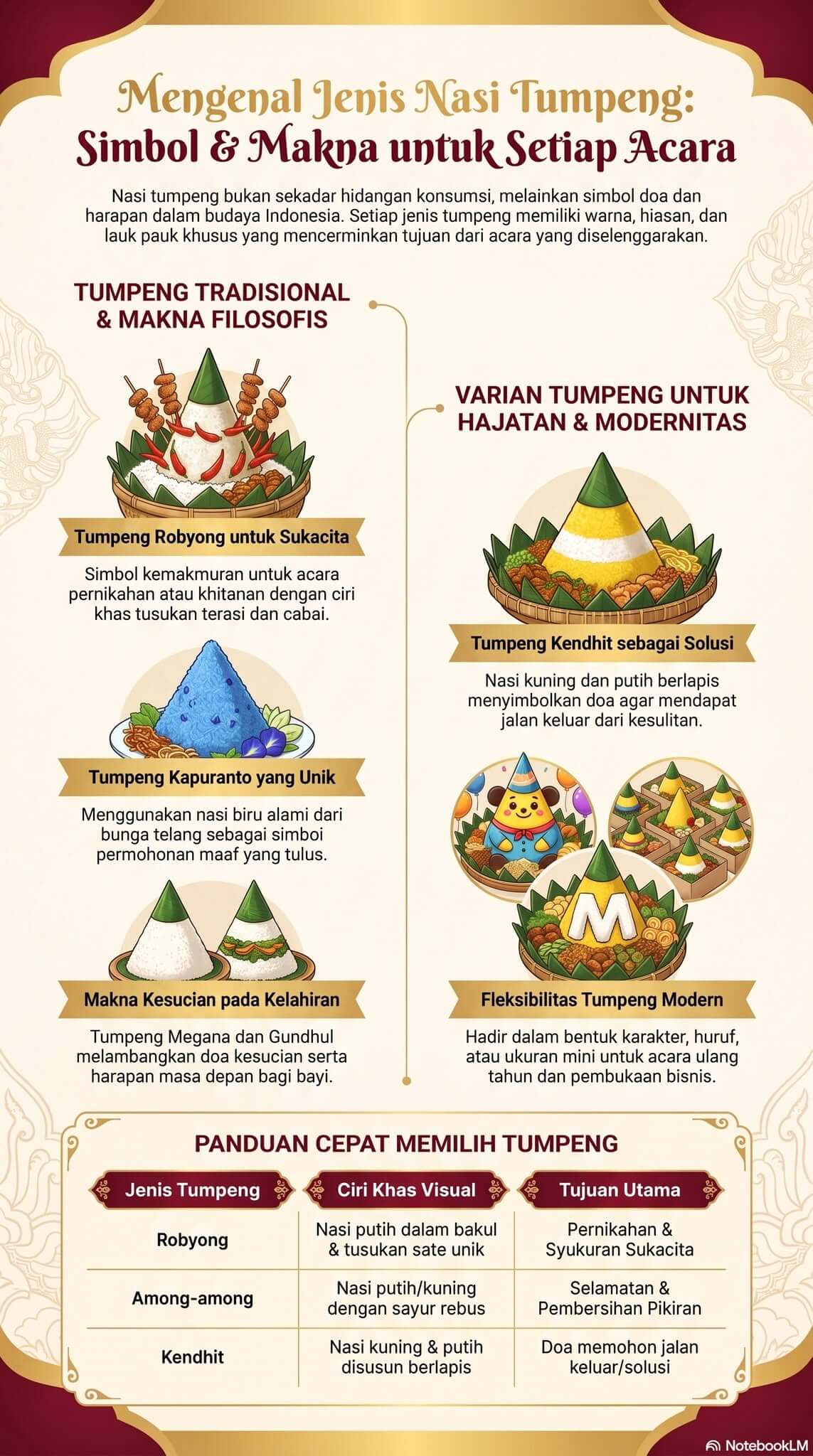 Jenis Nasi Tumpeng