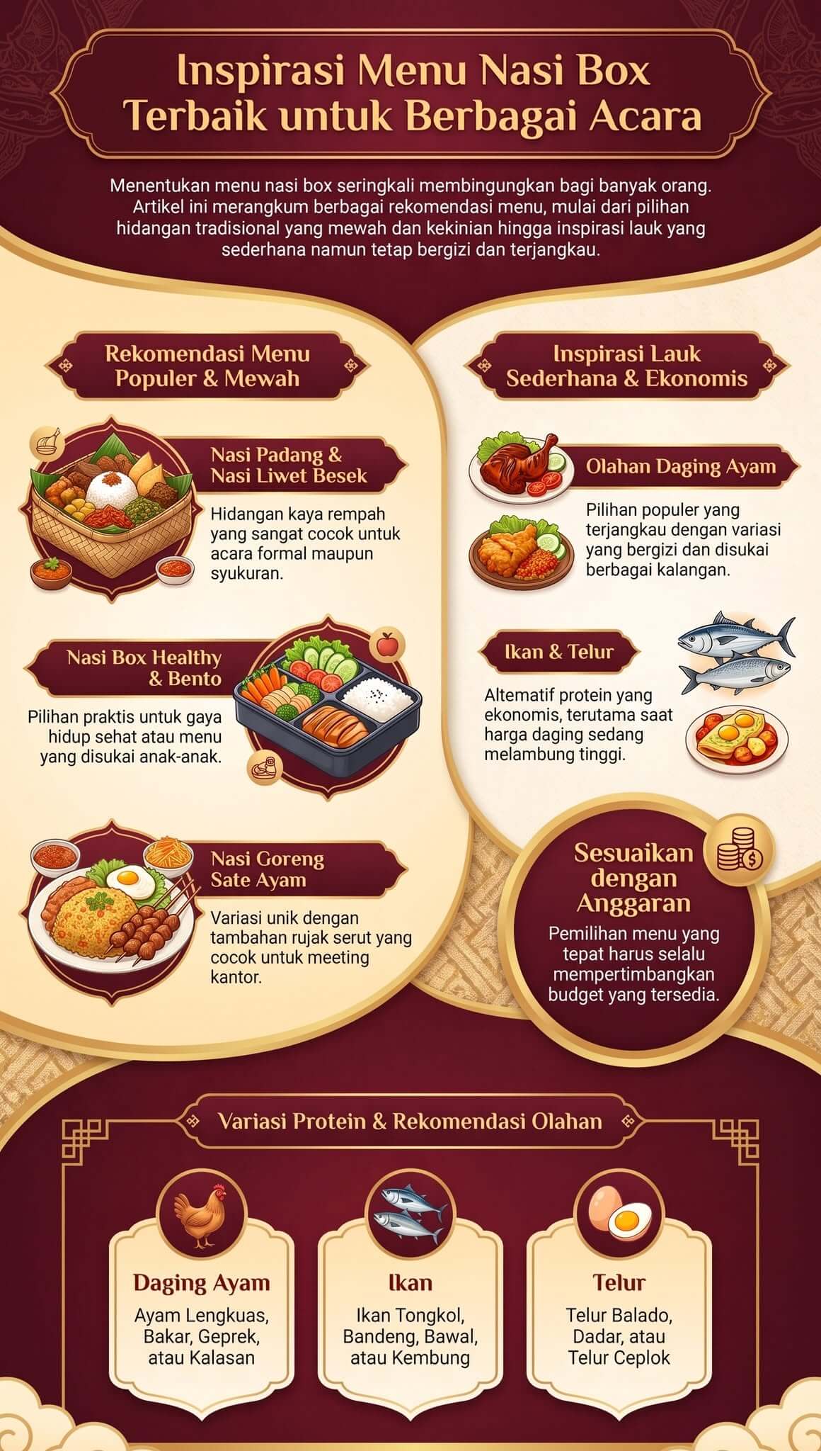 Menu Nasi Box Apa Menu Nasi Box Apa