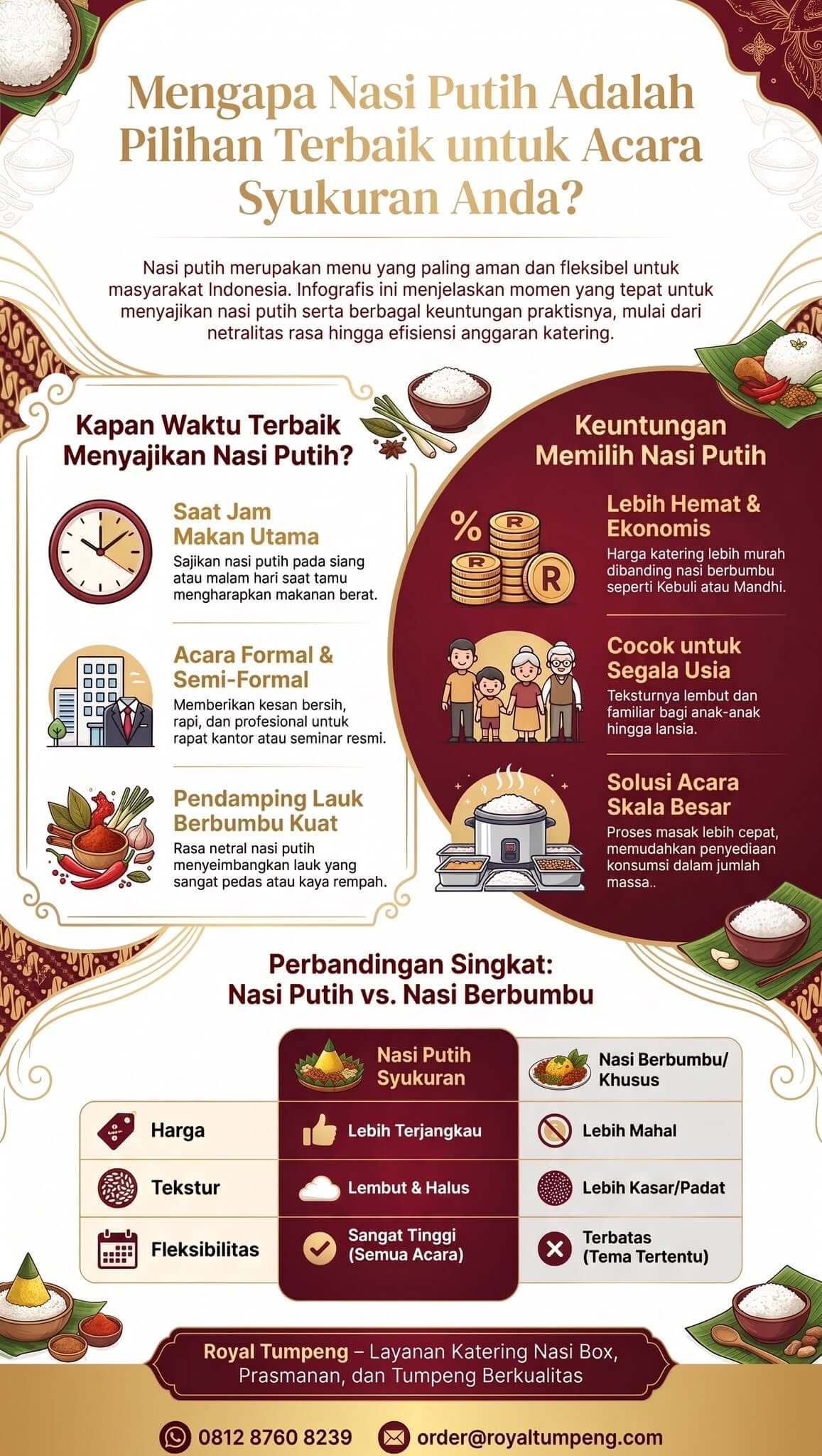 Nasi Putih Syukuran Nasi Putih Syukuran