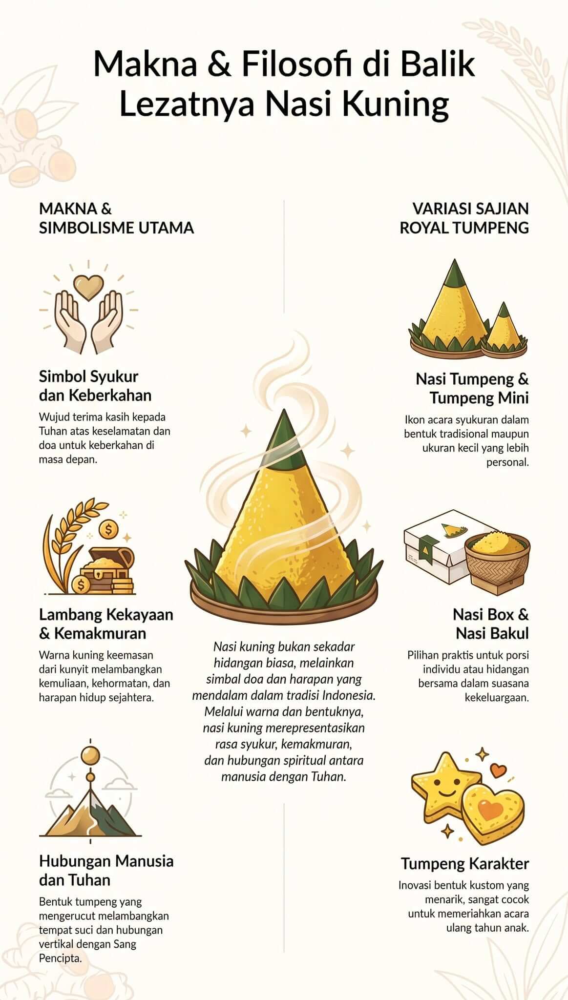 Makna Nasi Kuning Makna Nasi Kuning
