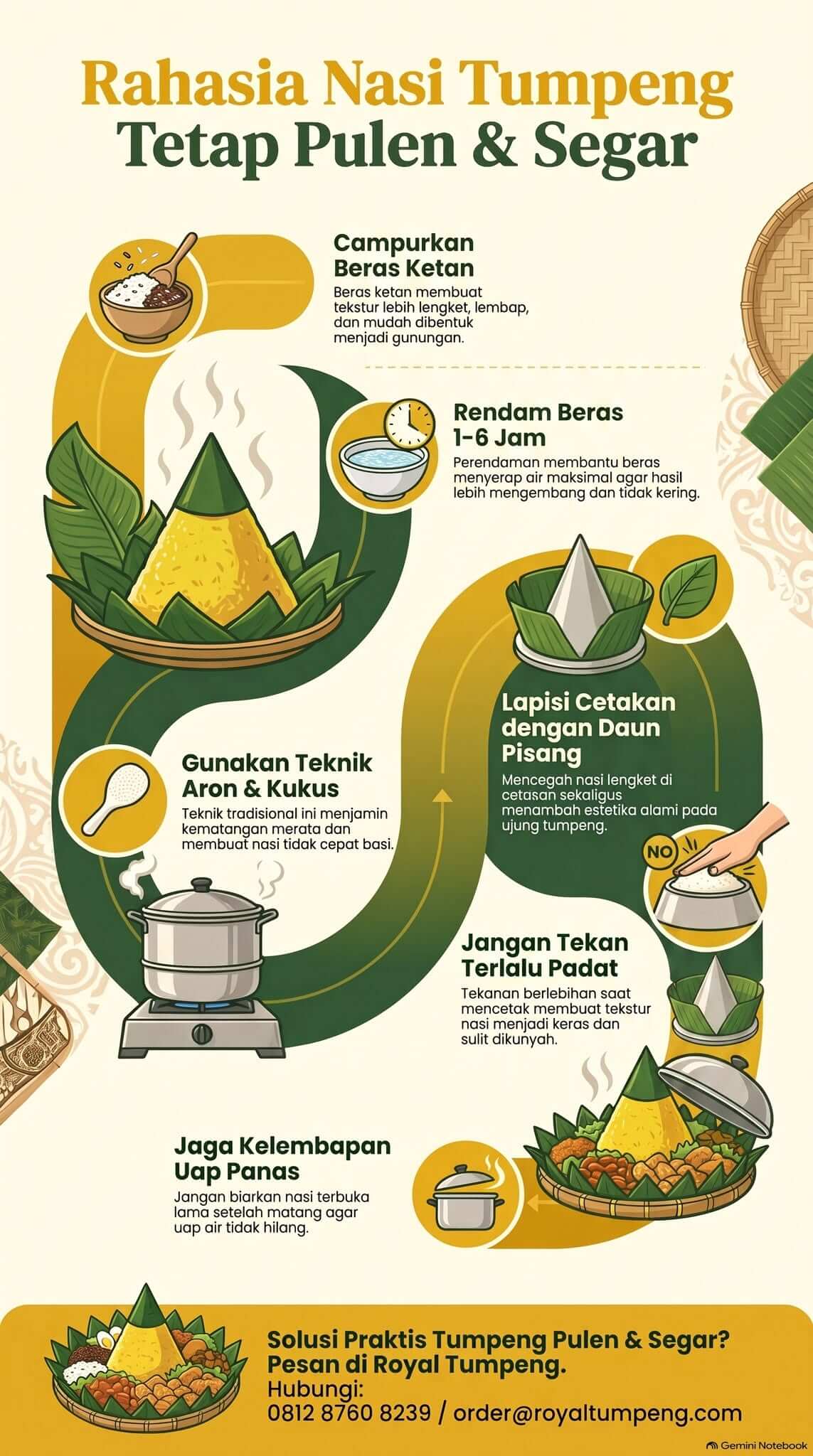 Menyajikan Tumpeng Menyajikan Tumpeng