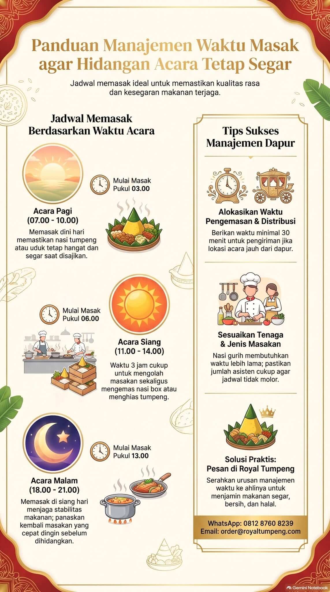 Waktu Masak Acara Waktu Masak Acara