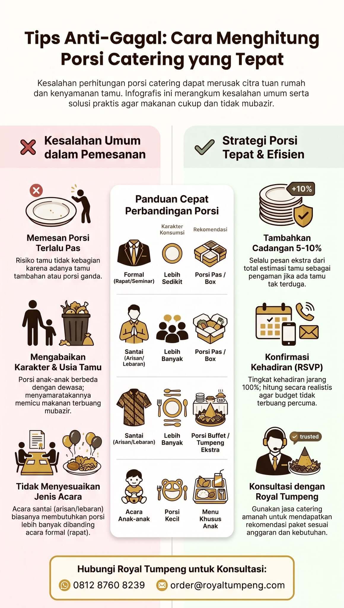 Kesalahan Porsi Kesalahan Porsi