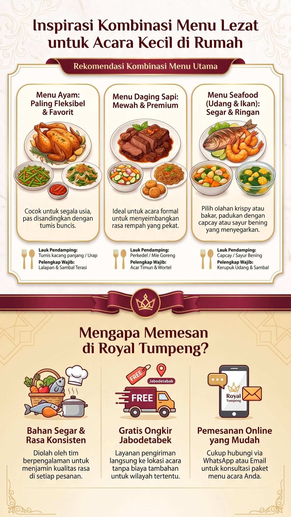 Menu Acara Kecil Menu Acara Kecil