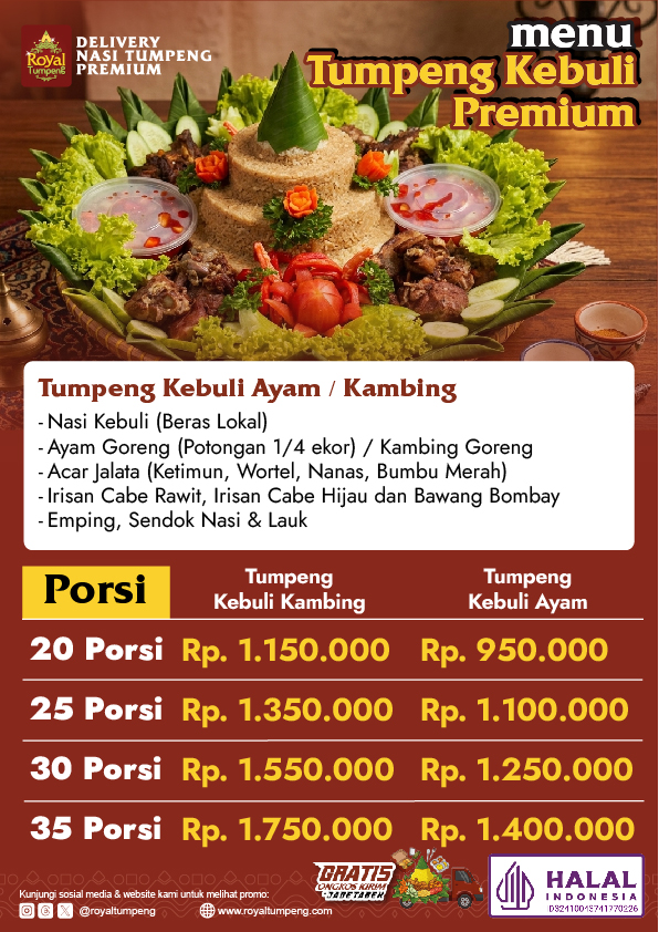 nasi tumpeng kebuli