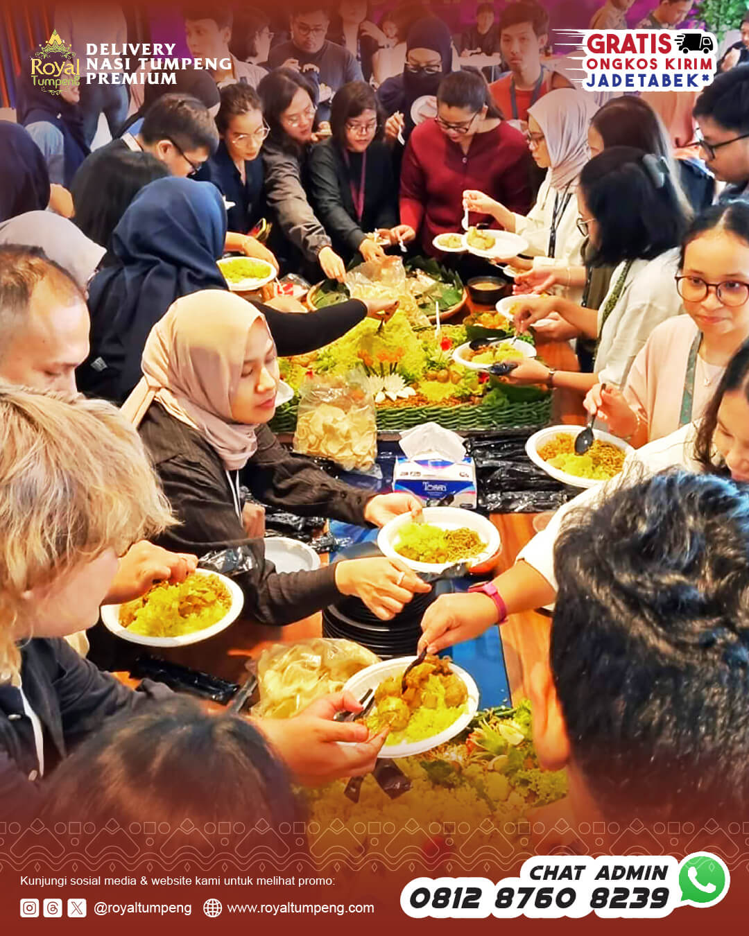 Penyajian Tumpeng Kantor Penyajian Tumpeng Kantor