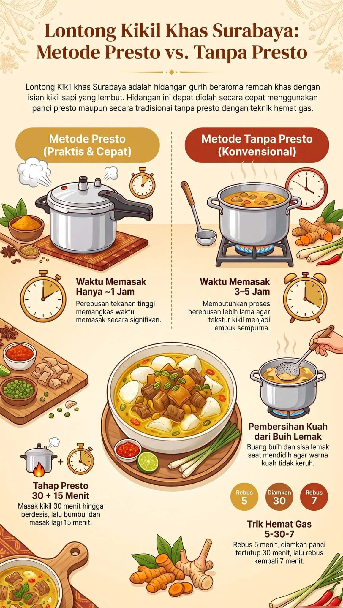 Lontong Kikil Lontong Kikil
