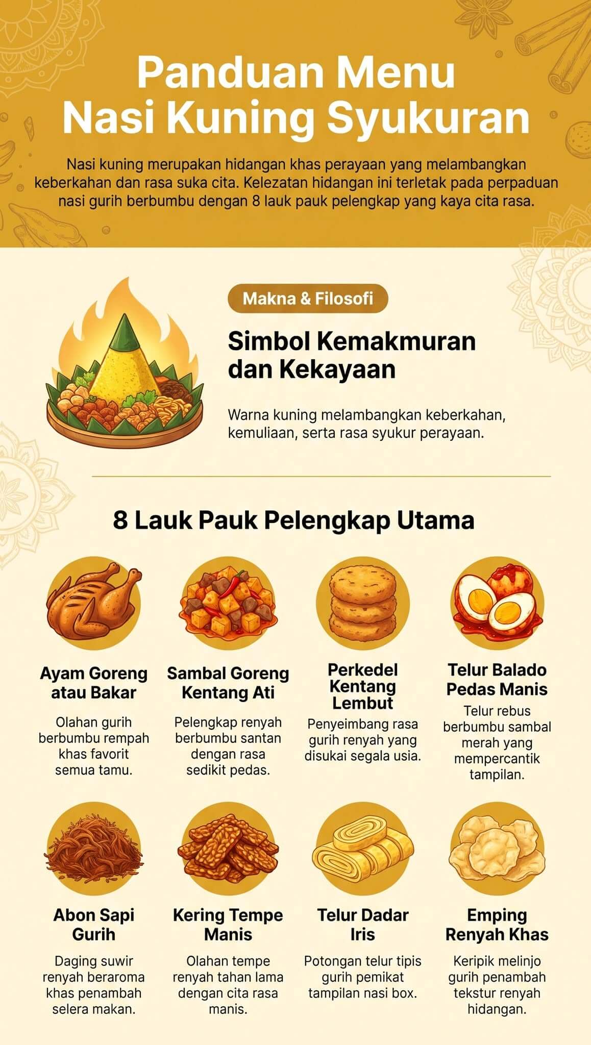 Menu Nasi Kuning Menu Nasi Kuning