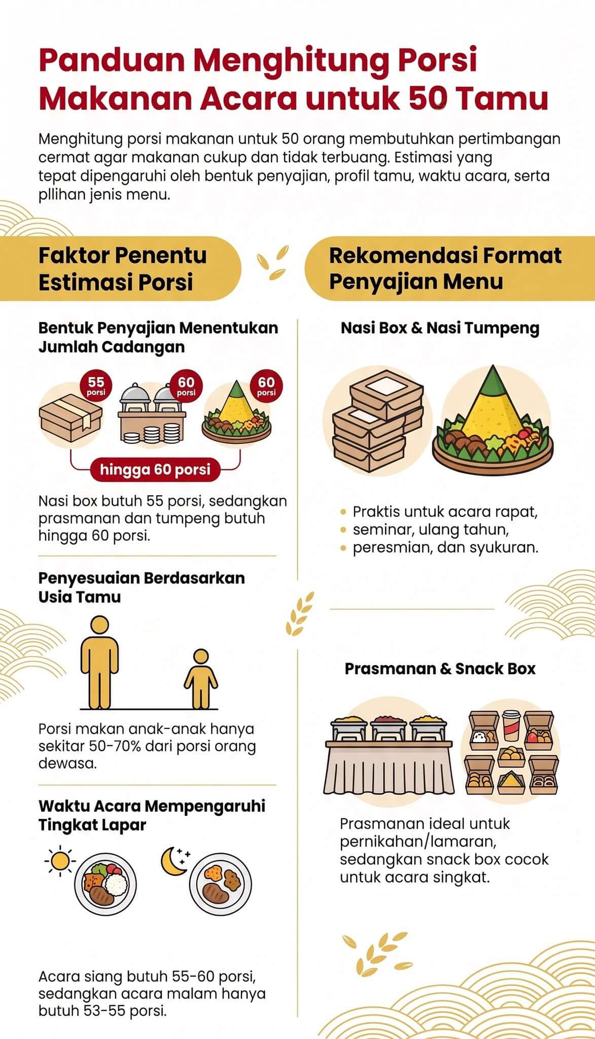 Porsi 50 Orang